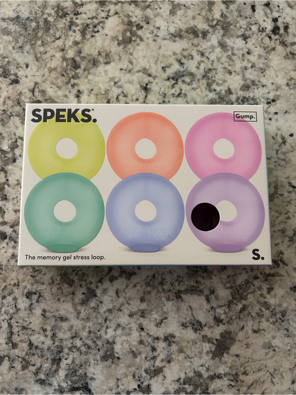 Speks Gump Loop 6 Pack Memory Gel Mini Squishy Fidget Stress Toys